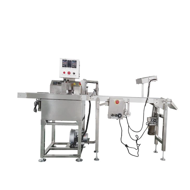 Mini Chocolate Enrober Machine Cooling Belt And Cooling Fan